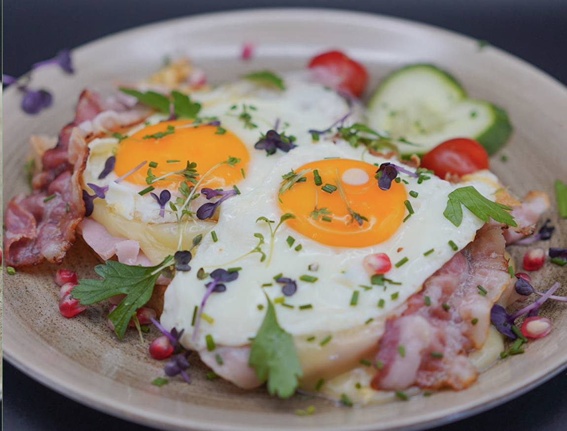 Frühstück Bild Spiegeleier